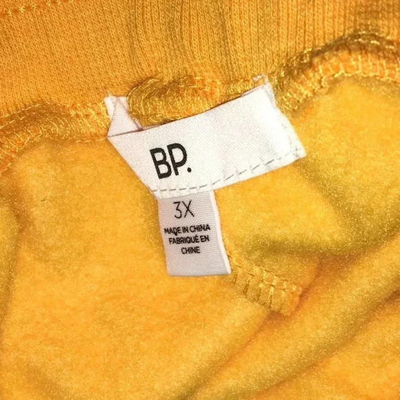 BP Nordstrom Joggers Sweats Orange Sweatpants Cozy Lounge Pants Brushed Plus 3 - Picture 4 of 5